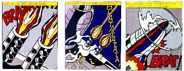 As I Opened Fire (Tryptych) 1968 Limited Edition Print - Roy Lichtenstein As I Opened Fire (Tryptych) 1968 Limited Edition Print - Roy Lichtenstein