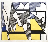 Cow Going Abstract  2 Piece Poster Set 1982 HS Limited Edition Print by Roy Lichtenstein - 2