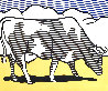 Cow Going Abstract  2 Piece Poster Set 1982 HS Limited Edition Print by Roy Lichtenstein - 1