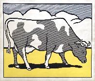 Cow Going Abstract  2 Piece Poster Set 1982 HS Limited Edition Print by Roy Lichtenstein - 7