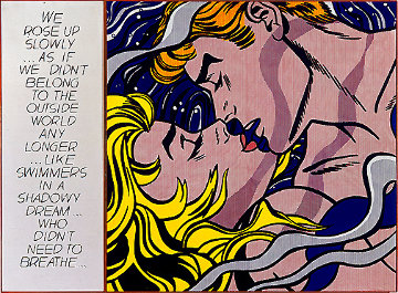 We Rose Up Slowly 1986 HS Limited Edition Print - Roy Lichtenstein We Rose Up Slowly 1986 HS Limited Edition Print - Roy Lichtenstein