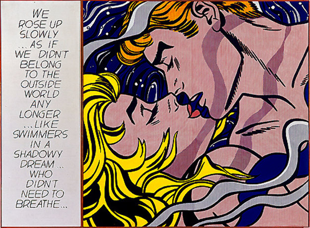 Oh Jeff I Love You Too But 1971 Lithograph 21x21 By Roy Lichtenstein