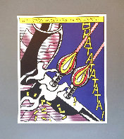 As I Opened Fire 1983 Triptych Limited Edition Print by Roy Lichtenstein - 4 As I Opened Fire 1983 Triptych Limited Edition Print by Roy Lichtenstein - 4