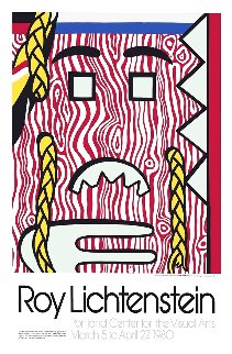 Head With Braids Exhibition Poster 1980 HS Limited Edition Print - Roy Lichtenstein Head With Braids Exhibition Poster 1980 HS Limited Edition Print - Roy Lichtenstein