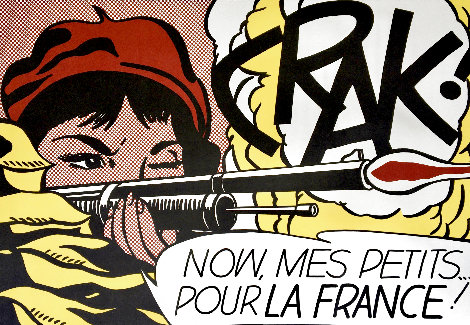 Crak! Leo Castelli Exhibition Poster 1963 HS Limited Edition Print - Roy Lichtenstein