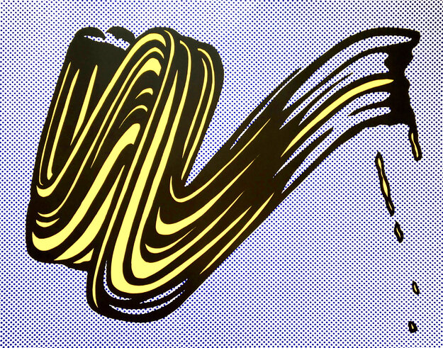 Brushstroke Leo Castelli Exhibition Poster 1965 HS Limited Edition Print - Roy Lichtenstein