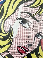 Girl With Hair Ribbon Poster  Limited Edition Print by Roy Lichtenstein - 3