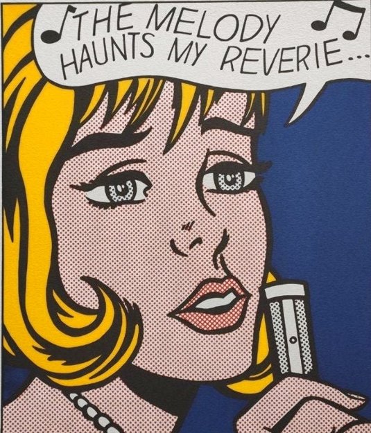Melody Haunts my Reverie Poster 1991 HS Limited Edition Print - Roy Lichtenstein