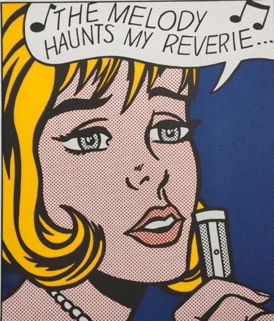 Melody Haunts my Reverie Poster 1991 HS Limited Edition Print by Roy Lichtenstein