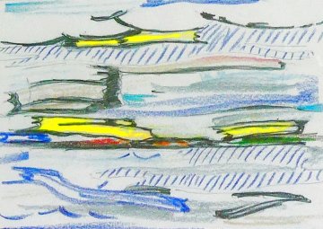 Landscape Sketch 1986 Limited Edition Print - Roy Lichtenstein Landscape Sketch 1986 Limited Edition Print - Roy Lichtenstein