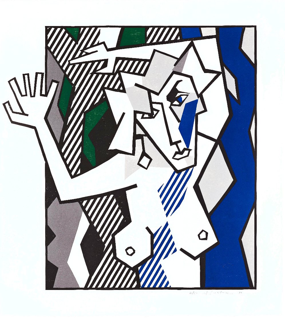 Nude in the Woods 1980- Huge Limited Edition Print by Roy Lichtenstein