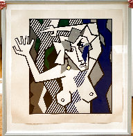 Nude in the Woods 1980- Huge Limited Edition Print by Roy Lichtenstein - 1