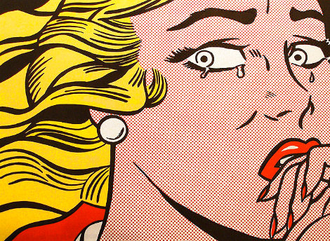 Crying Girl 1963 HS Limited Edition Print - Roy Lichtenstein
