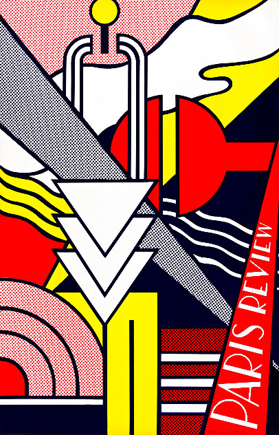 Paris Review Poster 1966 HS - Huge Limited Edition Print by Roy Lichtenstein