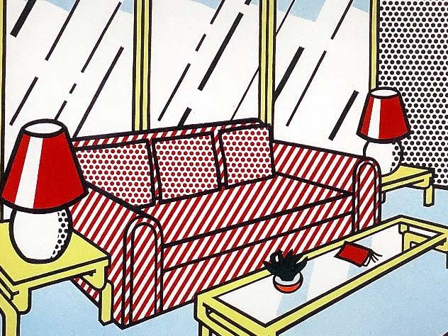 Red Lamps HS Limited Edition Print by Roy Lichtenstein