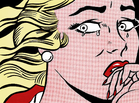 Crying Girl Poster 1995 HS Limited Edition Print - Roy Lichtenstein