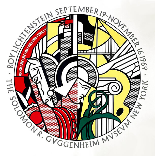 Solomon R. Guggenheim Museum Poster 1969 by Roy Lichtenstein
