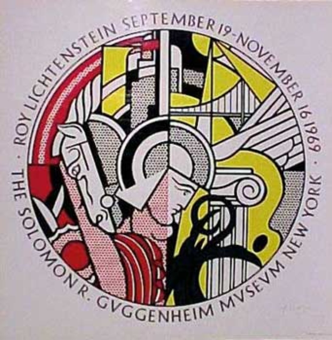 1969 Guggenheim Museum Poster Limited Edition Print by Roy Lichtenstein 1969 Guggenheim Museum Poster Limited Edition Print by Roy Lichtenstein