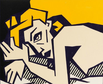 Reclining Nude 1980 Limited Edition Print - Roy Lichtenstein Reclining Nude 1980 Limited Edition Print - Roy Lichtenstein