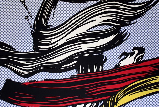 Brushstrokes, 1967 HS by Roy Lichtenstein
