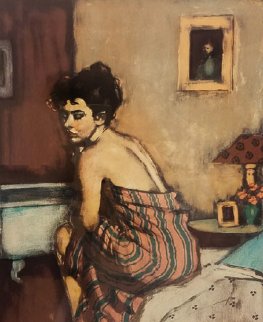 Before the Bath 2000 Limited Edition Print - Malcolm Liepke Before the Bath 2000 Limited Edition Print - Malcolm Liepke