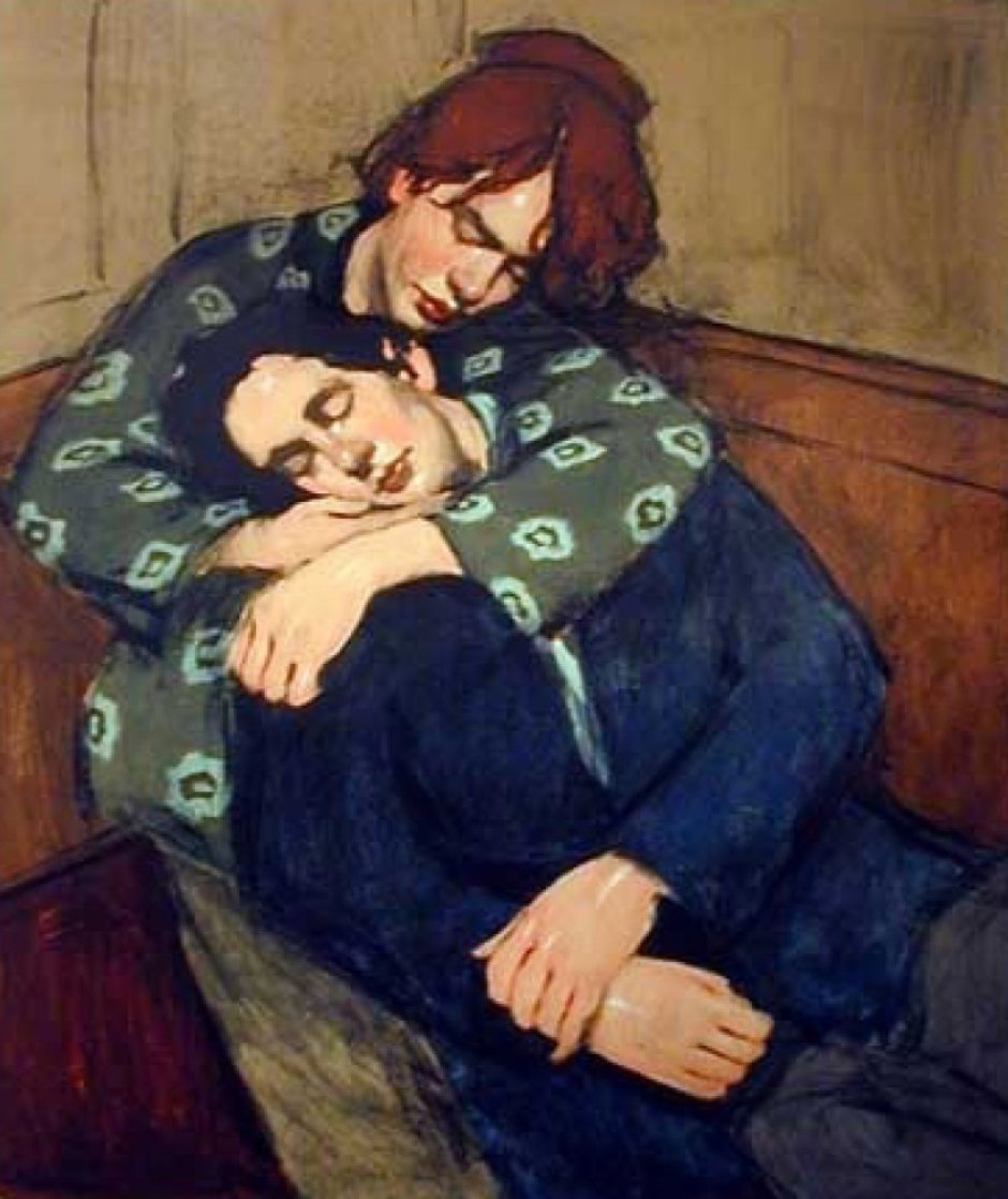 In Her Arms 2001 Limited Edition Print by Malcolm Liepke In Her Arms 2001 Limited Edition Print by Malcolm Liepke
