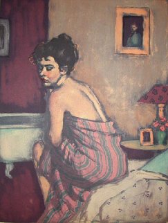 Before the Bath 2000 Limited Edition Print - Malcolm Liepke Before the Bath 2000 Limited Edition Print - Malcolm Liepke