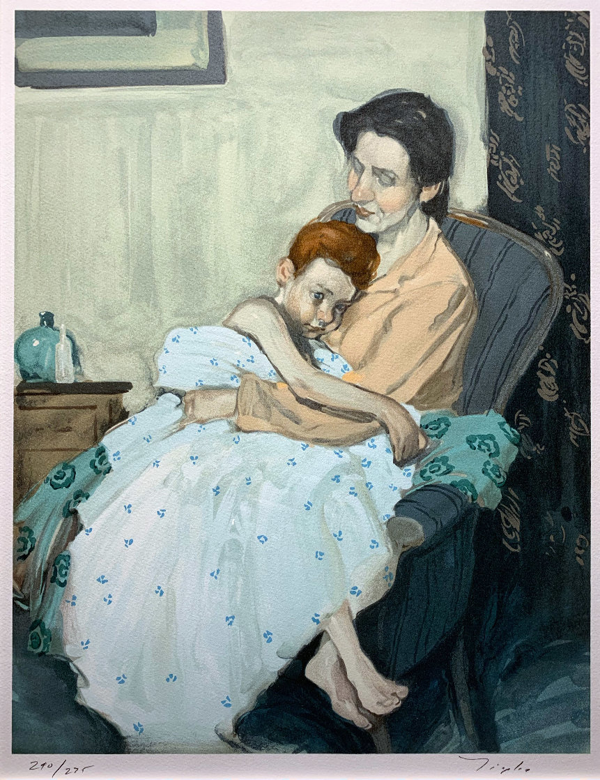 Mother And Child Limited Edition Print by Malcolm Liepke Mother And Child Limited Edition Print by Malcolm Liepke