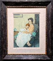Mother And Child Limited Edition Print by Malcolm Liepke - 1 Mother And Child Limited Edition Print by Malcolm Liepke - 1