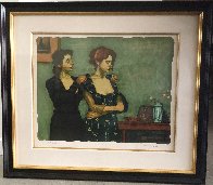 Helping With the Dress Limited Edition Print by Malcolm Liepke - 1 Helping With the Dress Limited Edition Print by Malcolm Liepke - 1