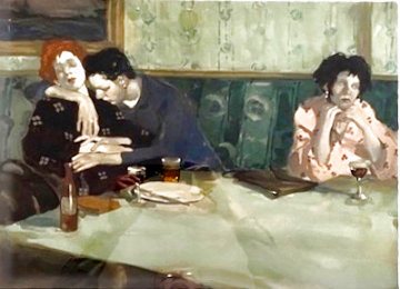 Looking Elsewhere 1993 Limited Edition Print - Malcolm Liepke Looking Elsewhere 1993 Limited Edition Print - Malcolm Liepke