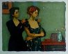 Helping with the Dress 1997 Limited Edition Print by Malcolm Liepke - 0