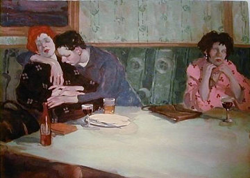 Looking Elsewhere 1993 Limited Edition Print - Malcolm Liepke Looking Elsewhere 1993 Limited Edition Print - Malcolm Liepke
