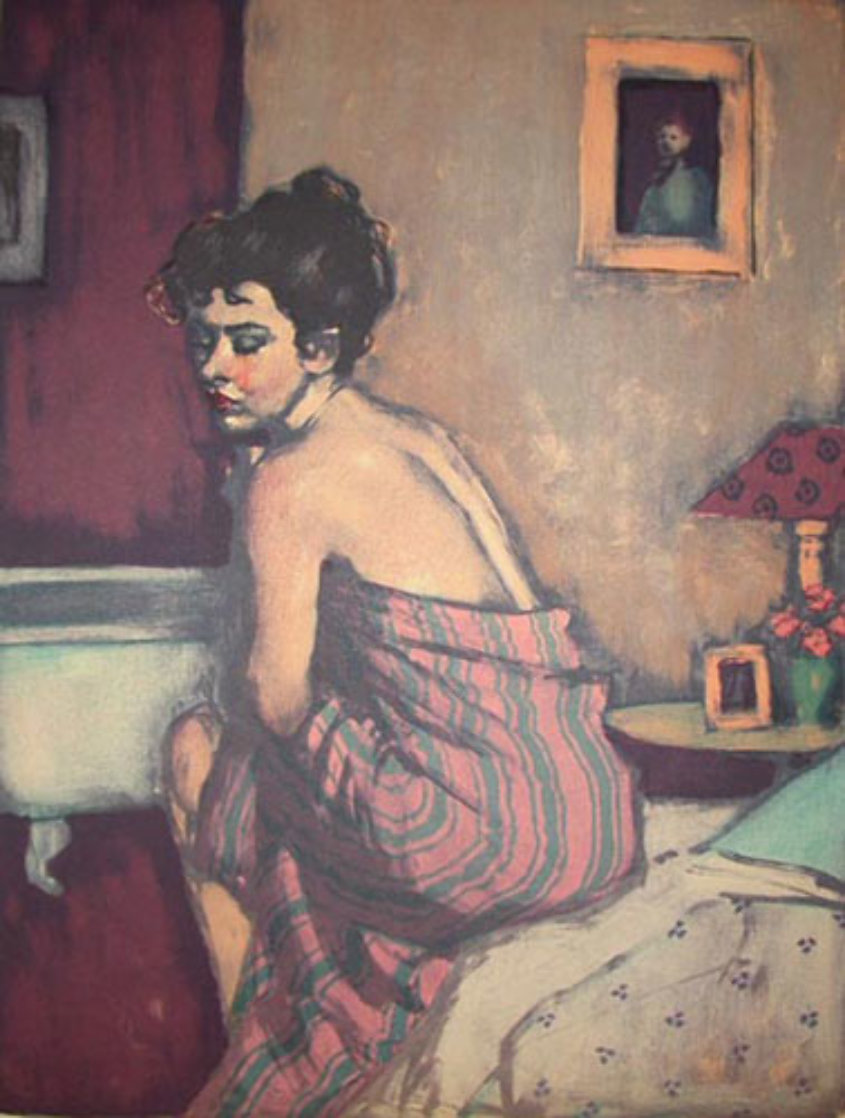 Before the Bath 2000 Limited Edition Print by Malcolm Liepke Before the Bath 2000 Limited Edition Print by Malcolm Liepke