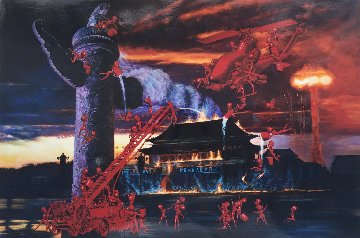 Dream And Garden No.10 39x39 Original Painting - Shi Lifeng Dream And Garden No.10 39x39 Original Painting - Shi Lifeng