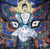 Pray 1987 50x48 Original Painting by Jiang Li - 0 Pray 1987 50x48 Original Painting by Jiang Li - 0