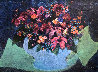 Flowers 1972 20x25 Original Painting by Gustav Likan - 0
