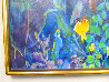 Jungle Scene 1989 51x62 Super Huge Original Painting by Gustav Likan - 3 Jungle Scene 1989 51x62 Super Huge Original Painting by Gustav Likan - 3