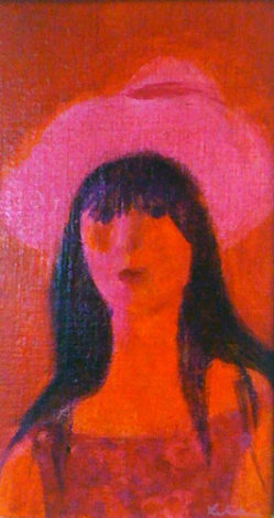 That Girl 14x10 Original Painting - Gustav Likan