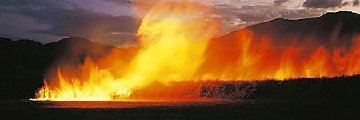 Cane Fire (Redlynch, Cairns) 1.5M Huge Panorama - Peter Lik