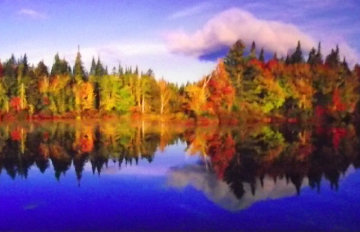 Fall Reflections Panorama - Peter Lik