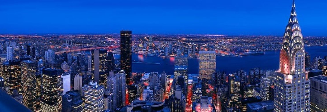 Jewels of the Crown  1.9M - Huge Mural Size - NYC - New York Panorama by Peter Lik