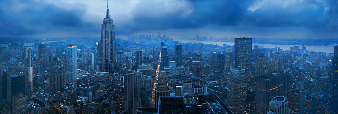 Gotham 1.5M - Huge - New York - Recess Mount Panorama by Peter Lik