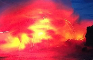 Ocean Fire Panorama - Peter Lik