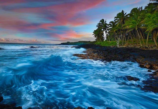 Coastal Palette - 1M - Big Island, Hawaii Panorama by Peter Lik