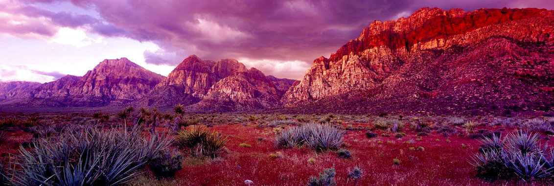 Almighty 1.5M - Huge - Red Rock Canyon, Nevada Panorama by Peter Lik