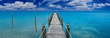 Tranquil Blue (Florida Keys) Panorama - Peter Lik Tranquil Blue (Florida Keys) Panorama - Peter Lik