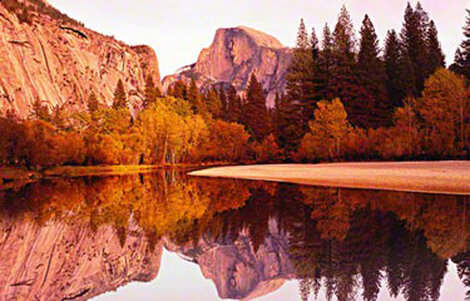 Yosemite Reflections 1.5M Huge - Califirnia Panorama - Peter Lik