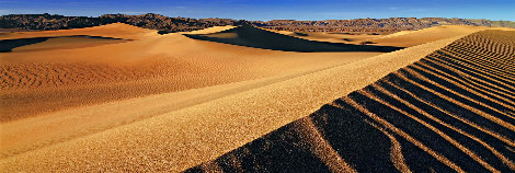 Whispering Sands 1.5M - Huge - Olive Wood Frame - Death Valley, California Panorama - Peter Lik