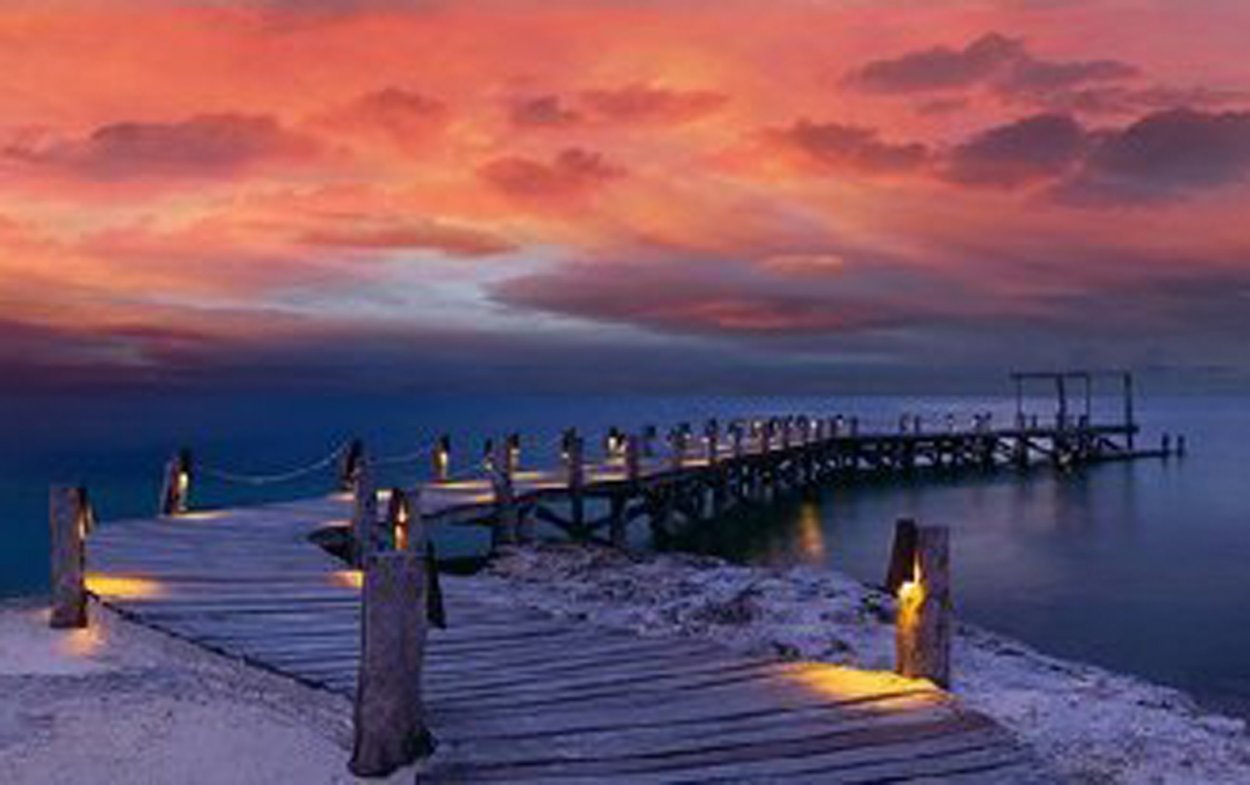 Enchanted Jetty 1.5M Huge Panorama by Peter Lik